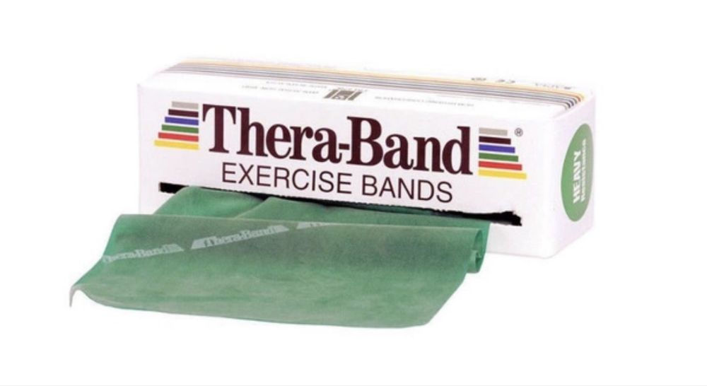 Taśma do ćwiczeń Thera-Band zielona 5,5m nowa