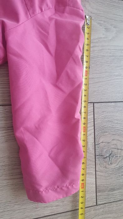Kurtka, kurteczka 5-10-15 wiosenna, różowa, króliczek 86