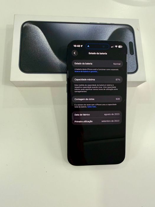 iPhone 15 max pro 256 azul