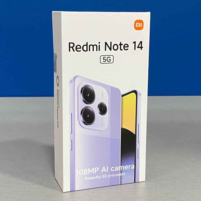Xiaomi Redmi Note 14 5G (8GB/256GB) -Black- SELADO -3 ANOS DE GARANTIA