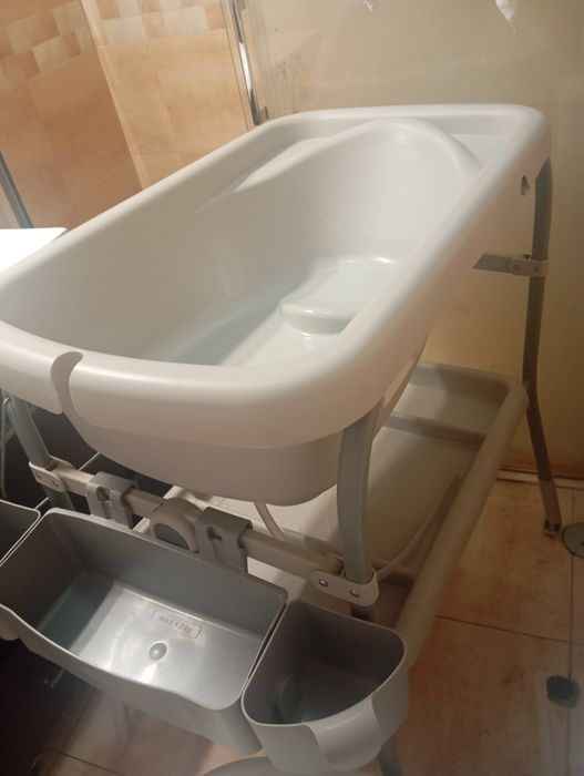 Banheira Chicco com suporte dobrável