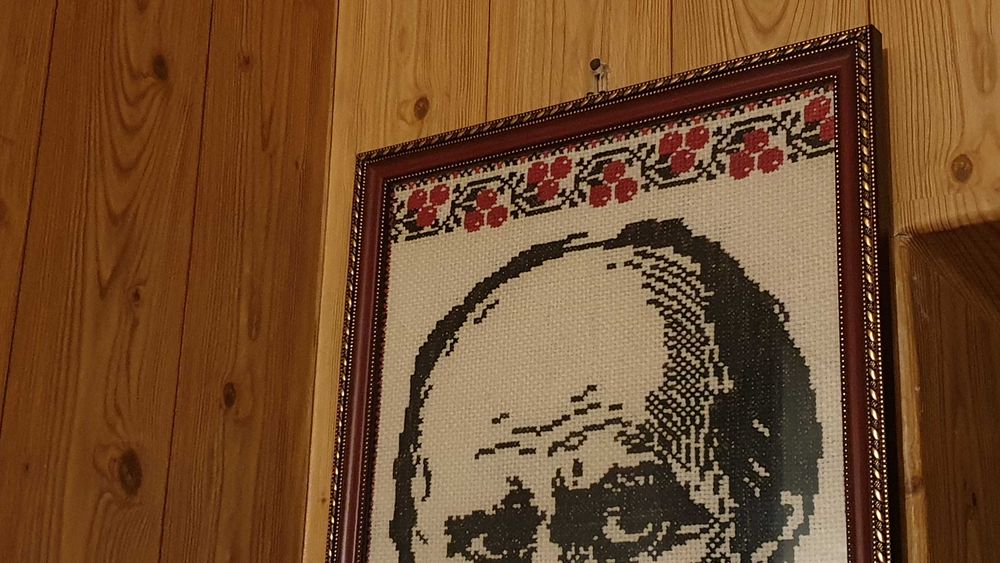 Вышитый портрет Т .Шевченко