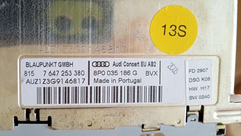 Магнітола 2din audi concert 8P0035186G