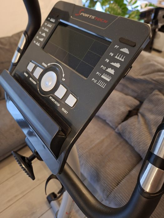 Rower stacjonarny domowy Sportstech EX500 używany cardio do treningu