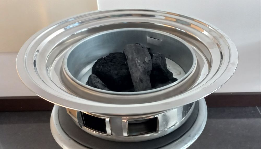 Grelhador de churrasco a carvão sem fumo portát