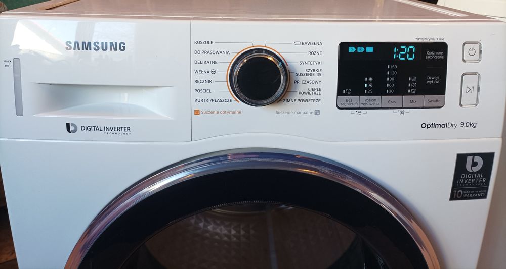 Suszarka Samsung 9kg pompa ciepła