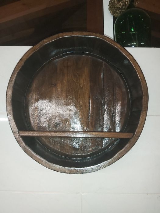 Tampo de barril  em madeira