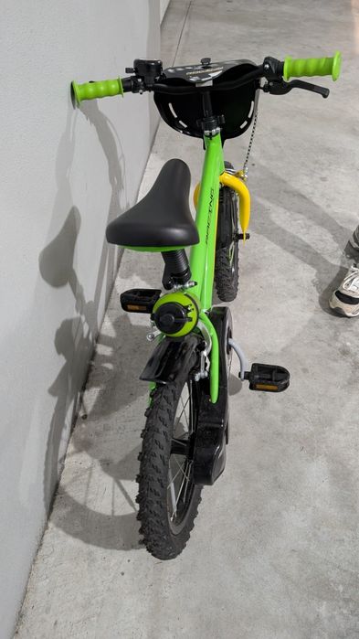 Bicicleta roda 14 verde