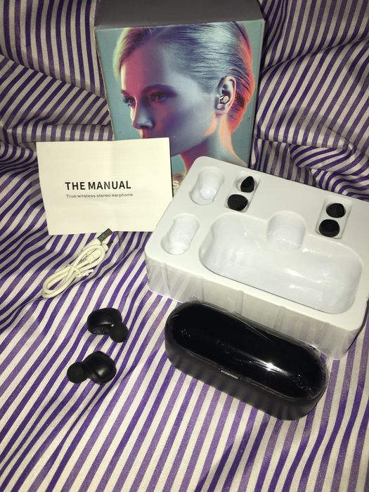 Auscultadores true stereo earbuds 5.0