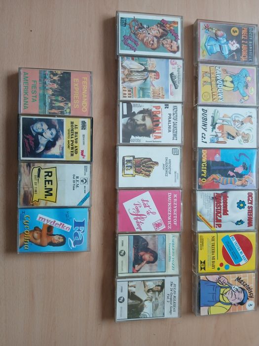 Kasety magnetofonowe kabaret i inne lata 80-90