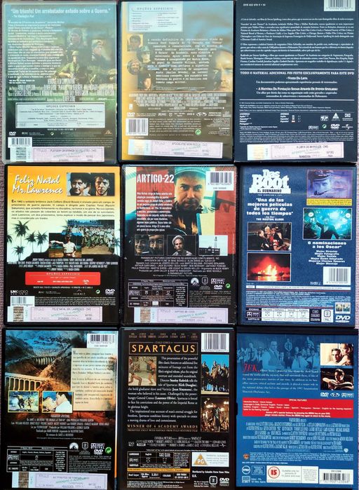 Platoon, Apocalypse now, JFK, Spartacus