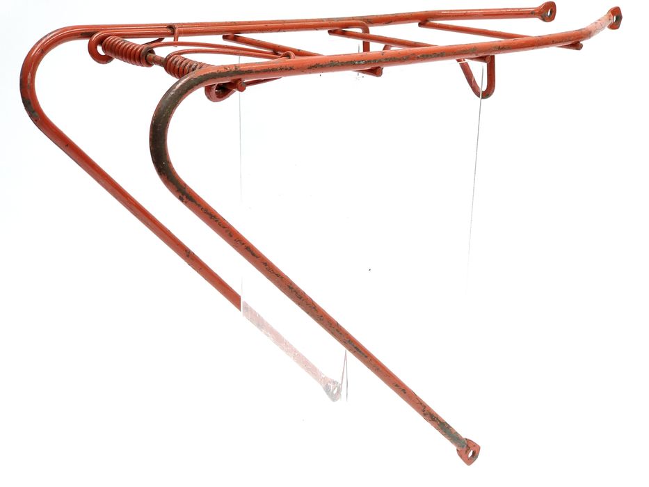 Bagażnik czerwony ZZR Romet Karat Flaming 20 cali PRL