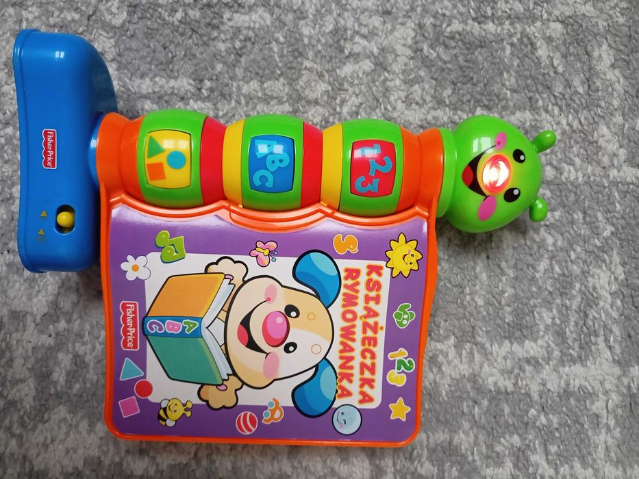 Fisher Price, książeczka rymowanka, zabawka interaktywna