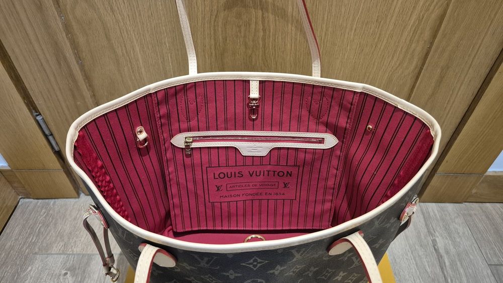 Louis Vuitton Neverfull Monogram Canvas - Completa com Caixa  e fatura