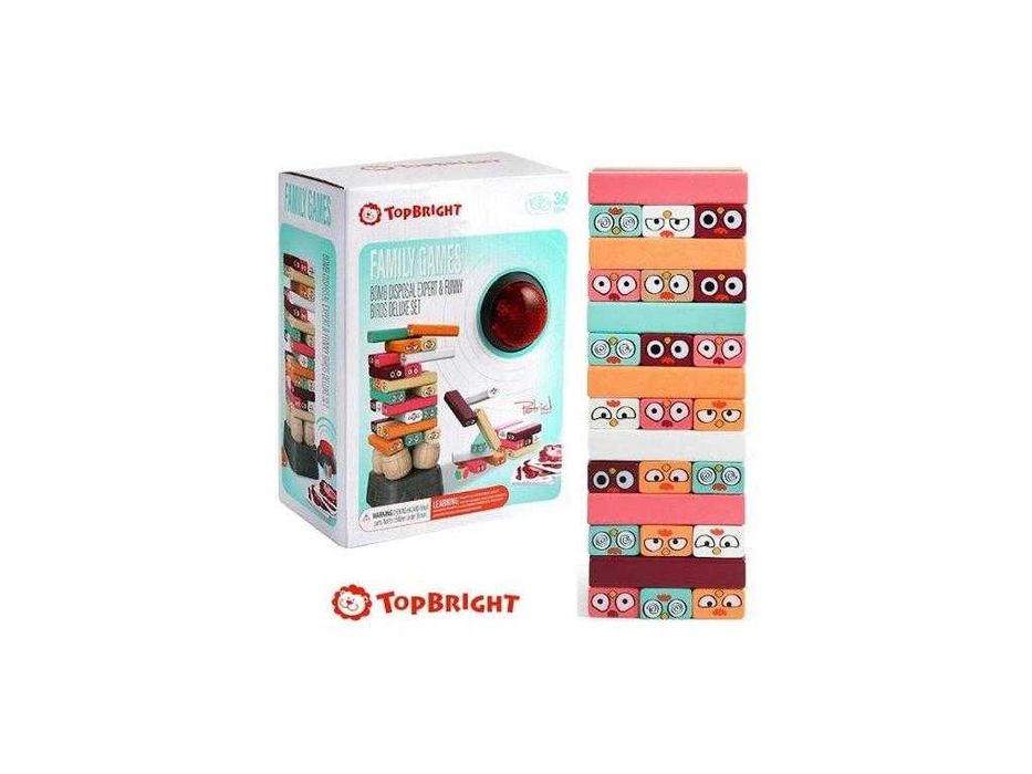 Настольная игра Вега Top Bright 120464 Дженга Бомба поджвижная