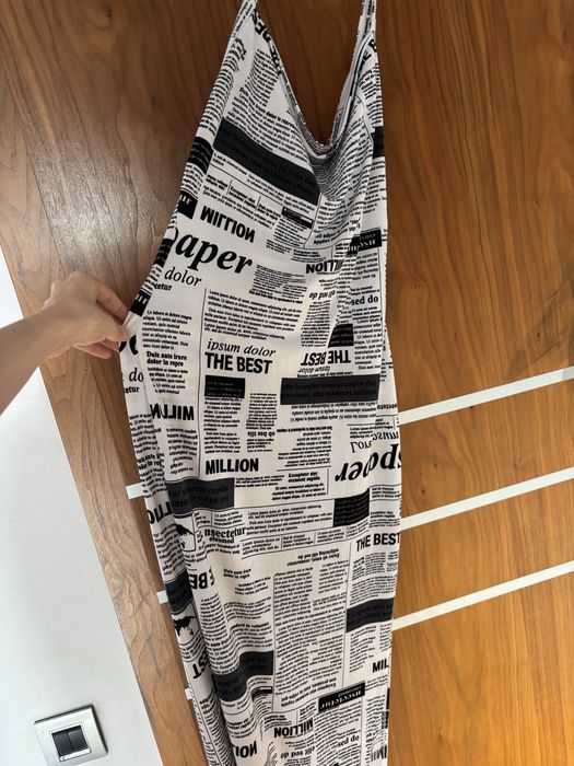 Sukienka gazeta r. M-L