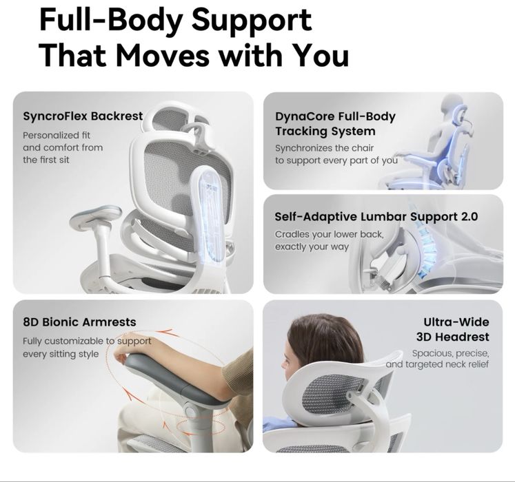 Cadeira Ergonómica SIHOO C300 PRO V2
