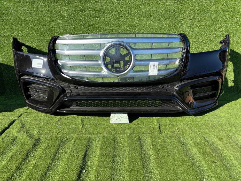 Бампер передній X167 GLS рестайл мерседес mercedes