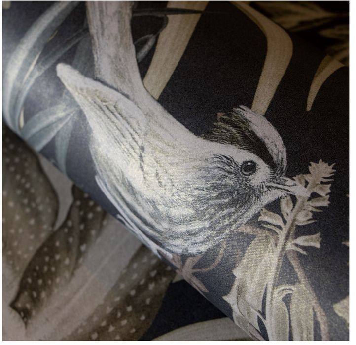 Papel parede marca Hohenberger motivo floral