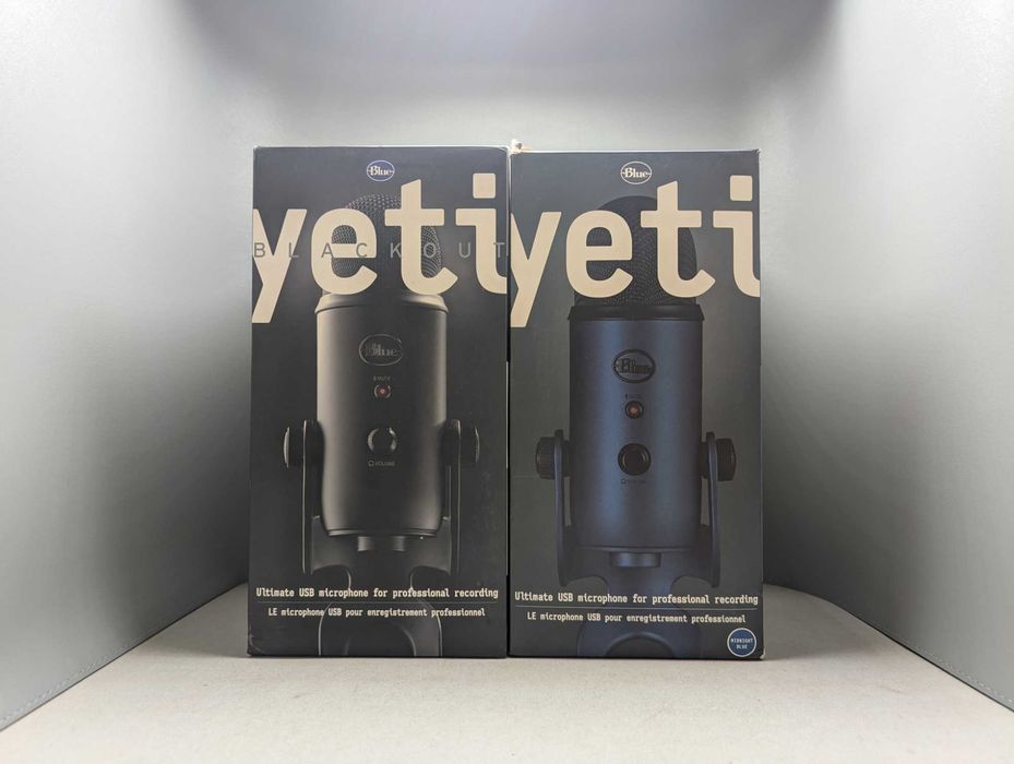 Мікрофон для ПК Logitech Blue Yeti USB Black