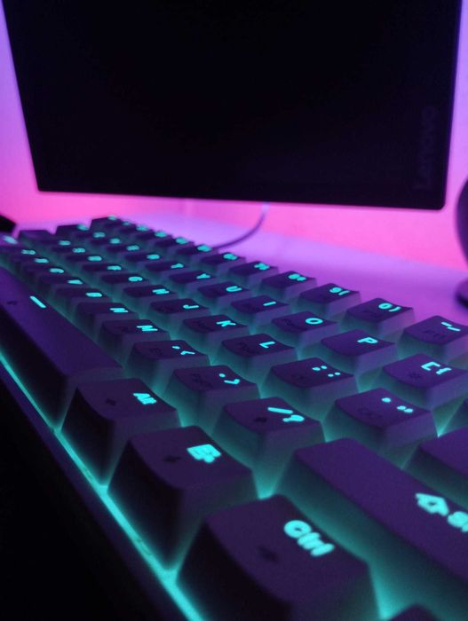 Teclado Mecânico switches red Lubrificado