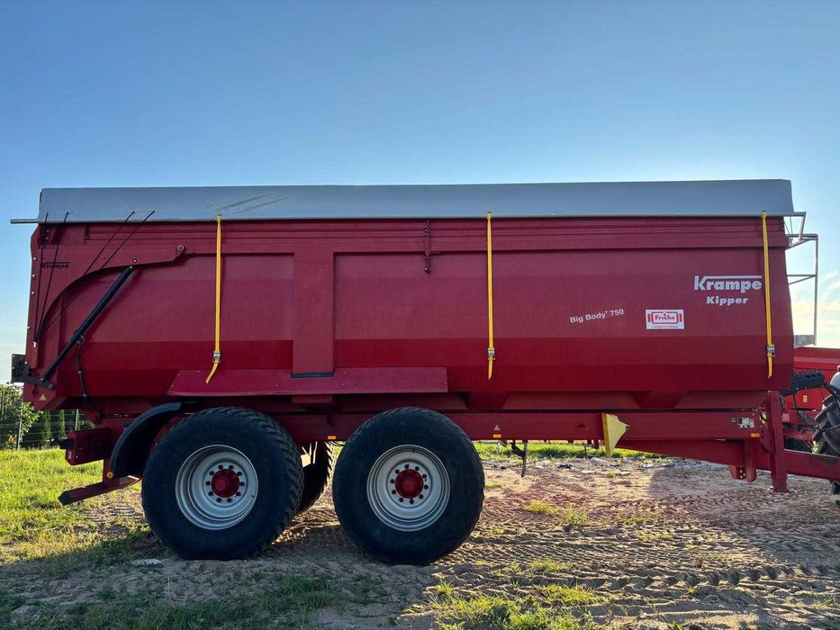 Krampe Big Body 750 przyczepa rolnicza tandem skorupa
