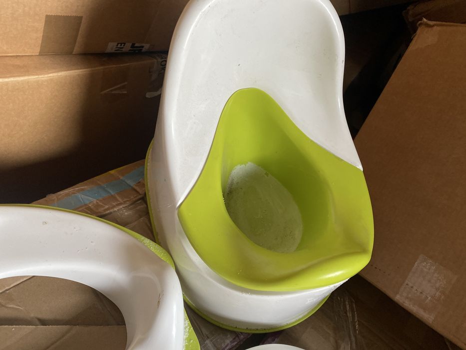 Ikea lockig nocnik i dwie nakladki zestaw