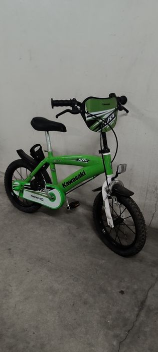 Bicicleta Kawasaki criança aro 20 verde