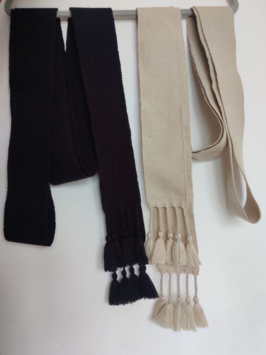 пояс до вишиванки, однотонна крайка