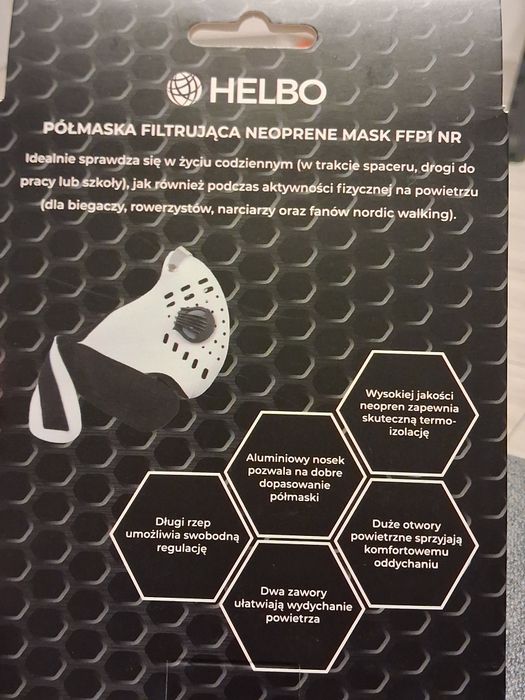 Maska filtrujaca Helbo