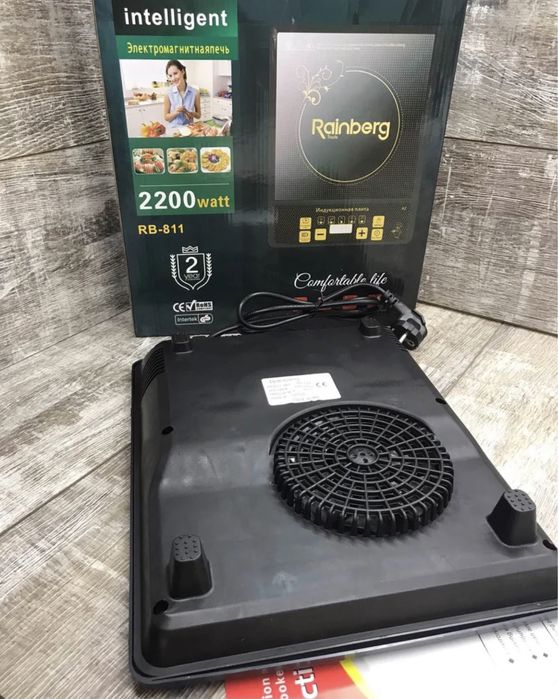 Индукционная плита Rainberg RB-811 2200Вт плита печь плитка індукційна