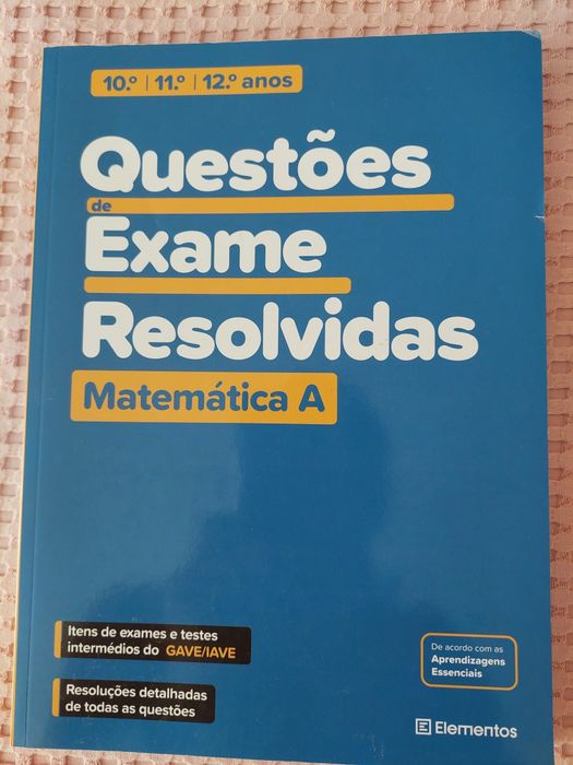 Livro Questões de Exame Resolvidas Matemática A