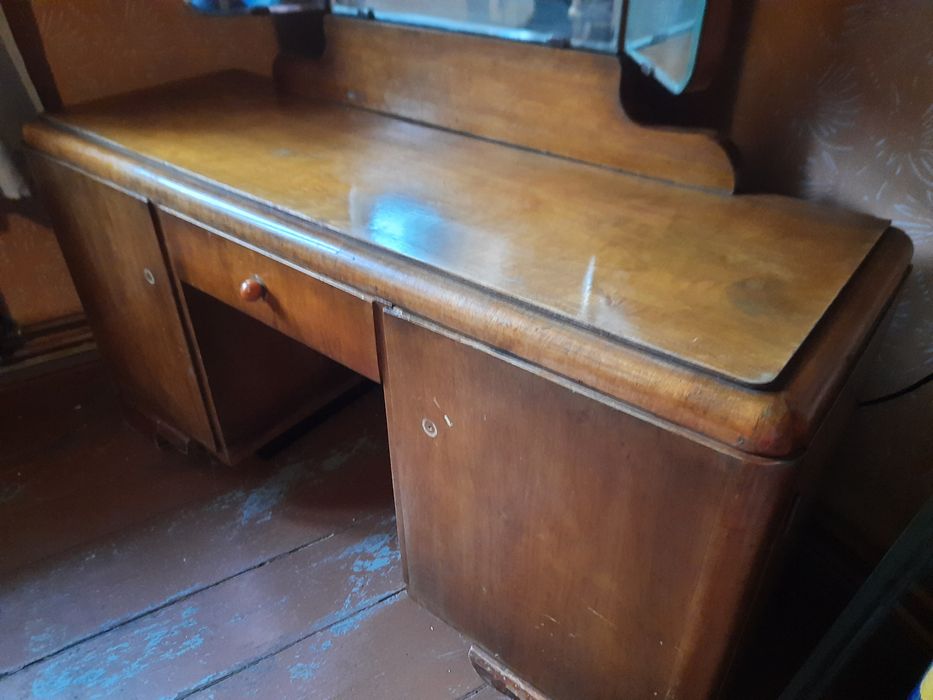 Toaletka prl lustro PRL stolik z prl-u Toaletka z lustrem Vintage!!!