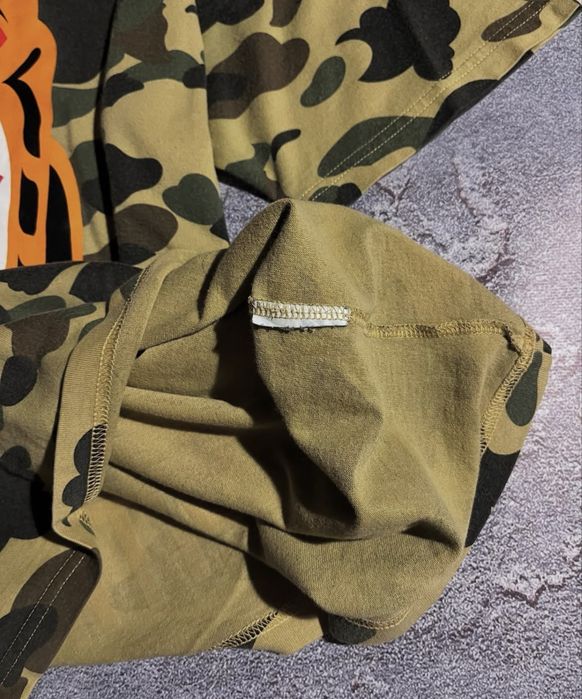 футболка bape tiger