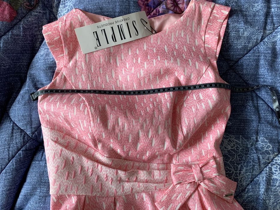 Simple koktajlowa różowa 36 nowa