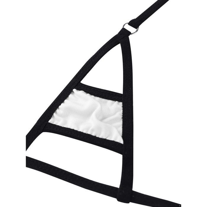 Rennes Bikini wiązane na plażę z dziurami seksowne biały