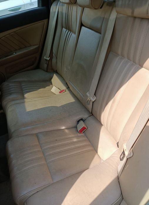 Fotele skóra jasna beżowa Alfa 159 Sedan