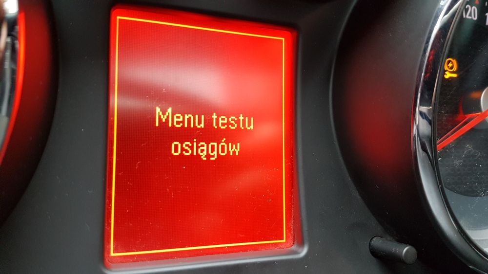 Diagnostyka Opel Rozszerzenie Licznik Menu Insignia Astra J K,Zafira C