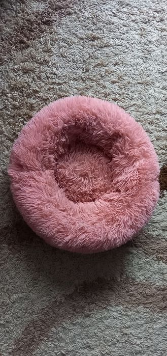 Legowisko dla kota 50cm okrągłe miękkie puchate