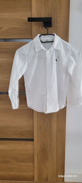 Koszula biała h&m 116