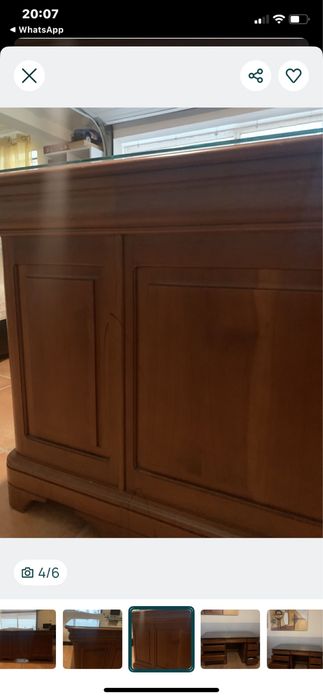 Secretaria madeira maciça