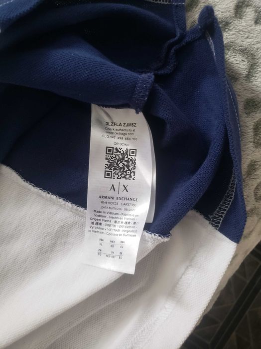 футболка армани без дефектов оригинал хл размер