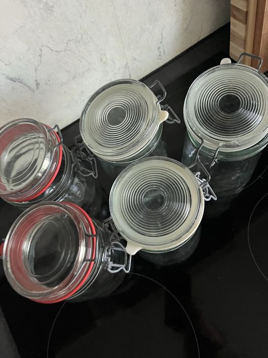 Słoiki szklane 5 sztuk