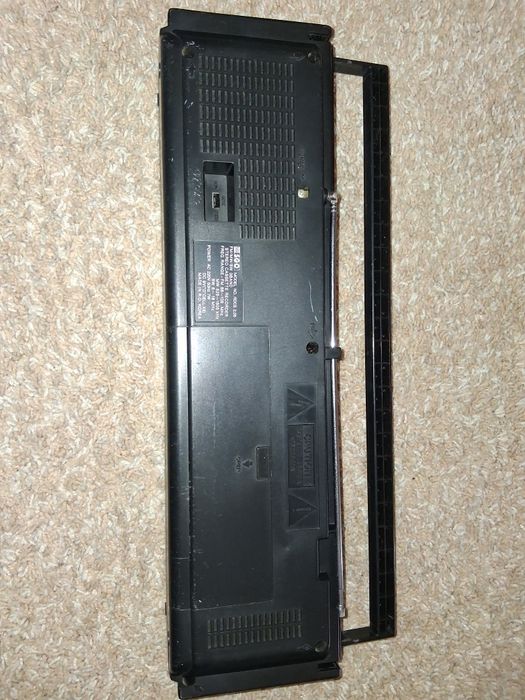 Rádio duplo leitor cassetes e gravador