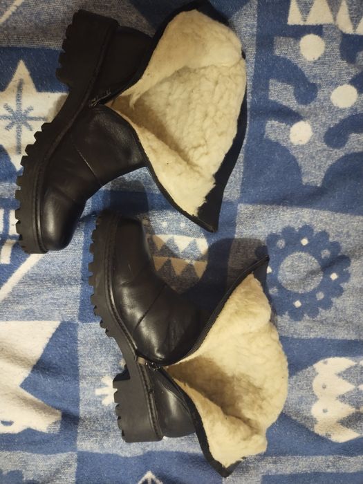 Шкіряні чоботи, 40 розмір