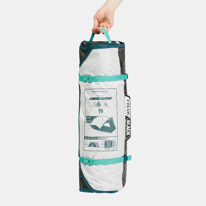 Tenda de campismo 2 lugares, MH100 XL Fresh & Black