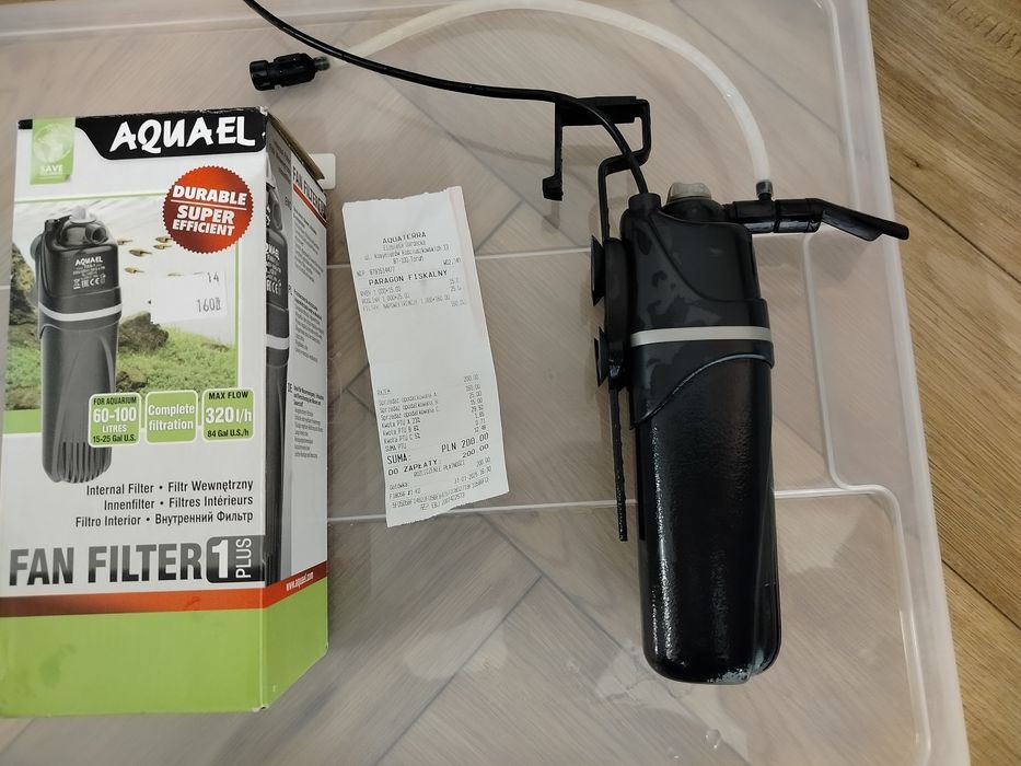 Filtr wewnętrzny Aquael Fan Filter 1 Plus Gwarancja