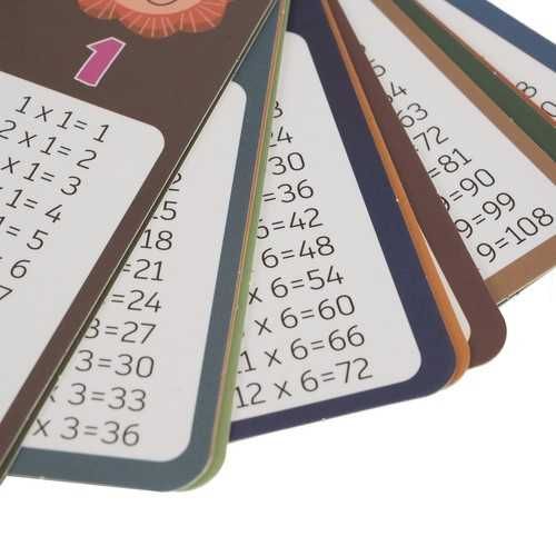 Edukacyjna Gra Drewniana Tabliczka Mnożenia 12x12 z Kostkami