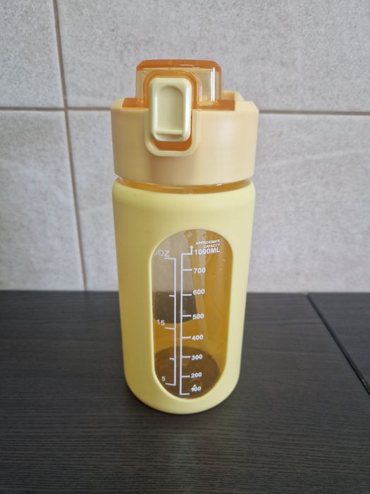 Garrafa água 1L (plástico)