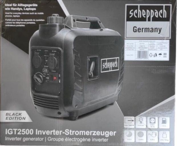 Инверторный бензиновый генератор Scheppach IGT 2500 2 кВт, Германия: 19 550  грн. - Генератори Чернівці на Olx